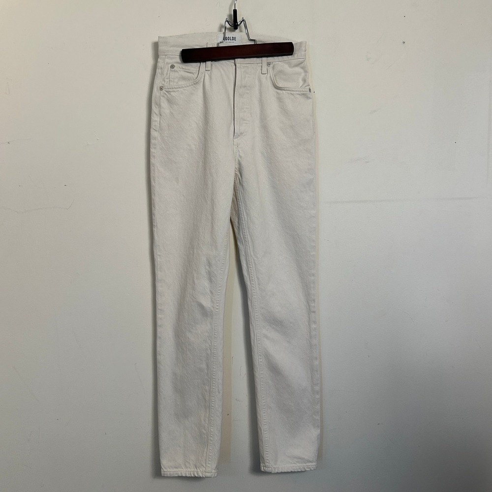 AGOLDE Remy Straight Leg Jeans‎ Off White 27